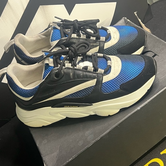 Dior Sneakers (one of the first color way). Black/Blue